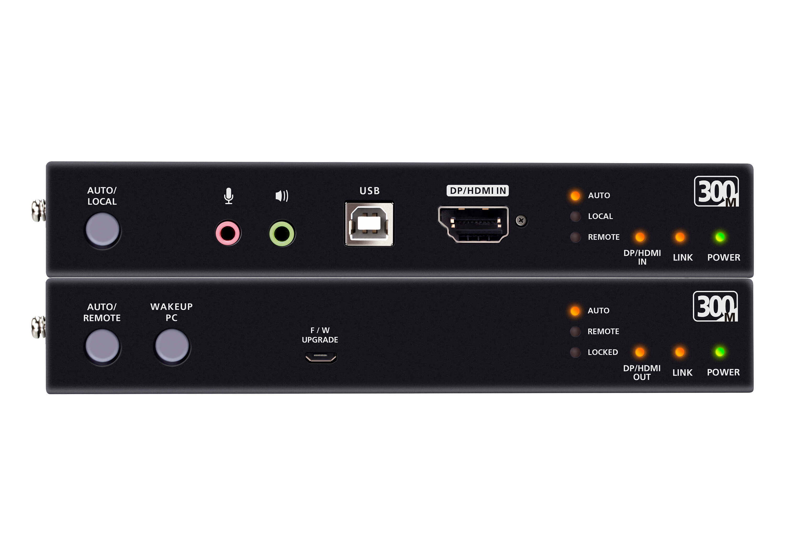 Aten Przedłużacz optyczny KVM USB True 4K DisplayPort/HDMI (prawdziwe 4K przy 300 m)