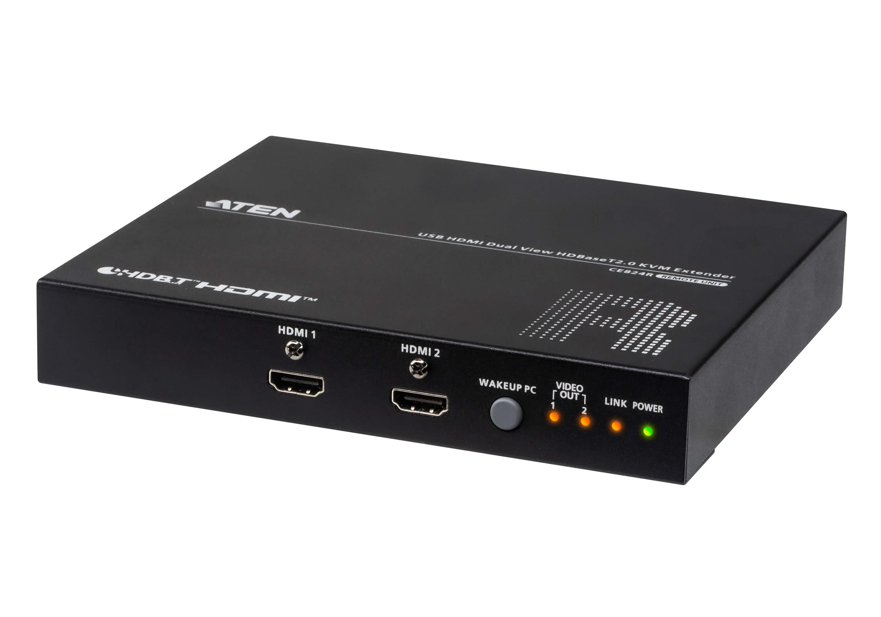 Aten Extender konsoli USB HDMI dwa monitory  HDBaseT 2.0 100m
