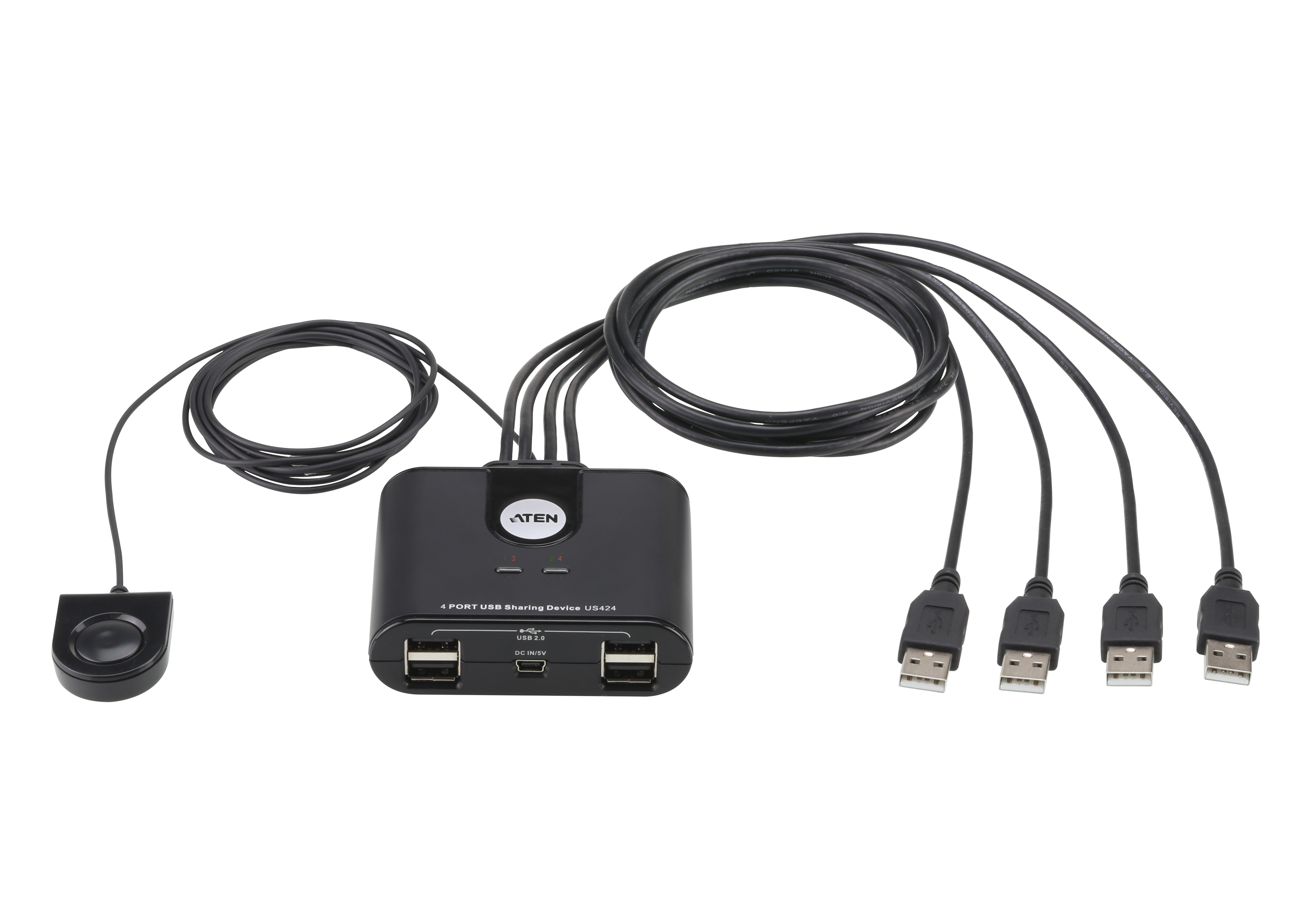 Aten Przełącznik USB 4/4