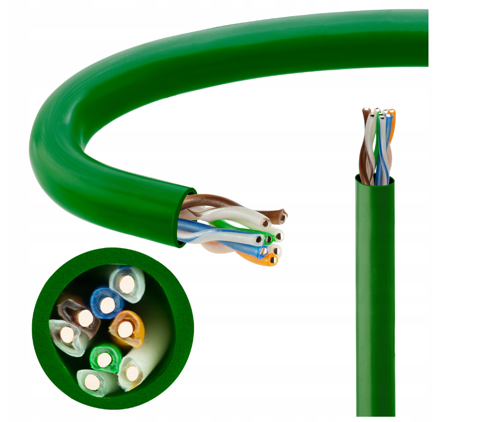 Corning (3M) Kabel kat.6A 100 ohms, U/UTP, LSZH, 4 pary, rolka 500 m