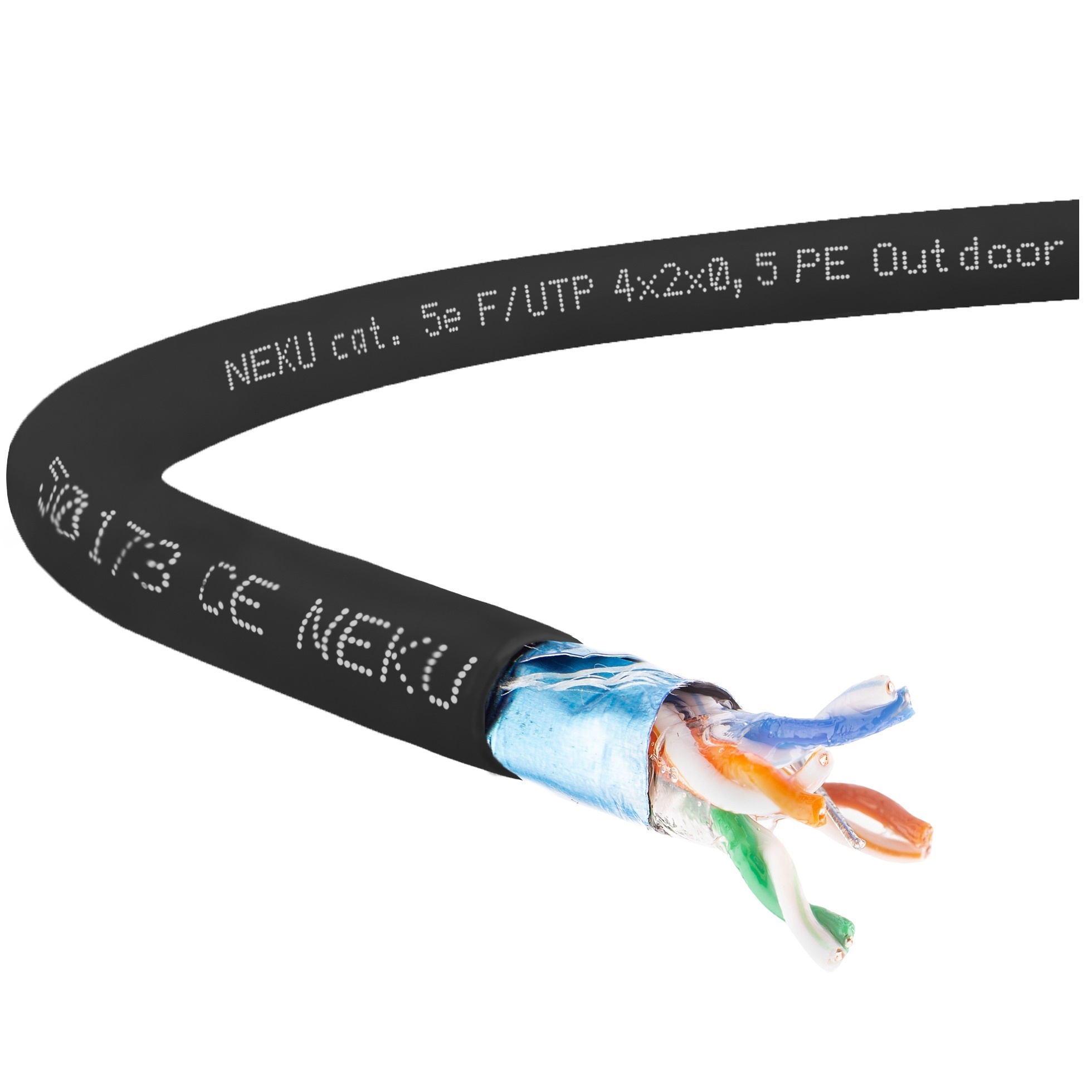 Neku Kabel kat 5e  F/UTP drut 4x2x0,5 305m