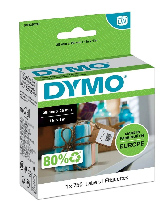 DYMO Etykieta  25 x 25mm biała - różnego przeznaczenia