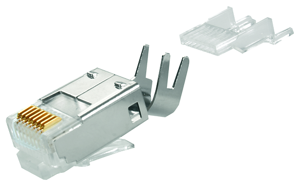 Telegärtner Wtyk ekranowany MP8 FS RJ45 Kat.6A na drut i linkę AWG 24-27 opak. 10szt.