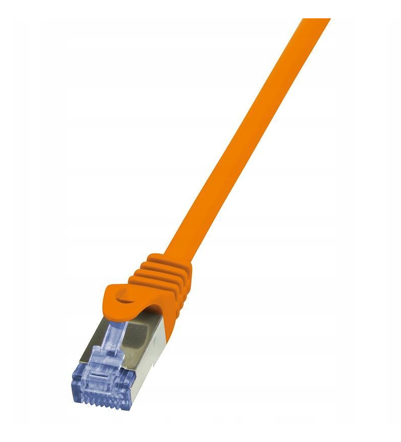 LogiLink Patchcord S/FTP pomarańczowy kat.6A LSZH  5,0m.