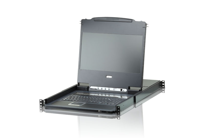 Aten Przełącznik KVM LCD 17,3" 8 port DVI Full HD