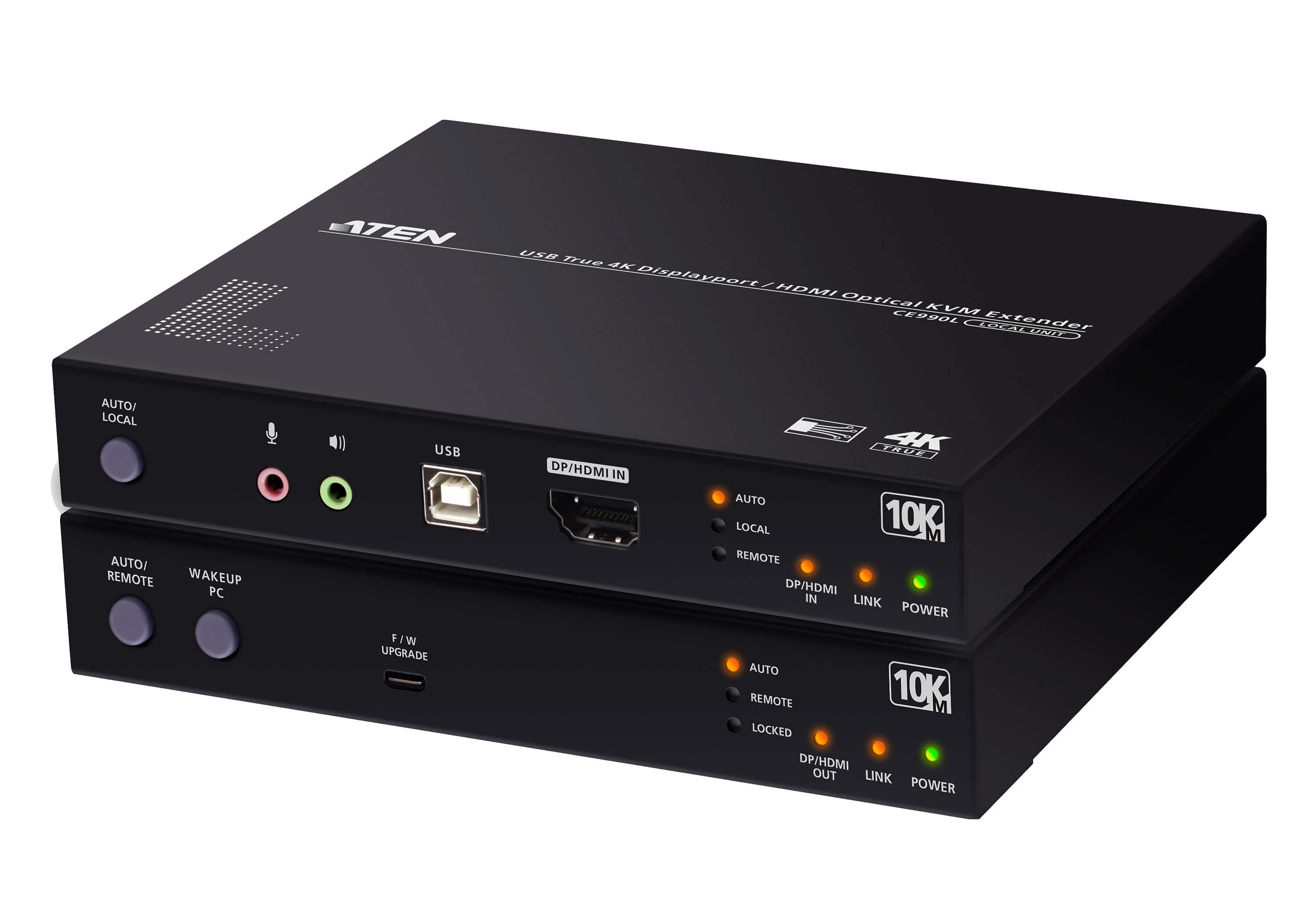 Aten Przedłużacz optyczny KVM USB True 4K DisplayPort/HDMI (prawdziwe 4K @ 10 km)