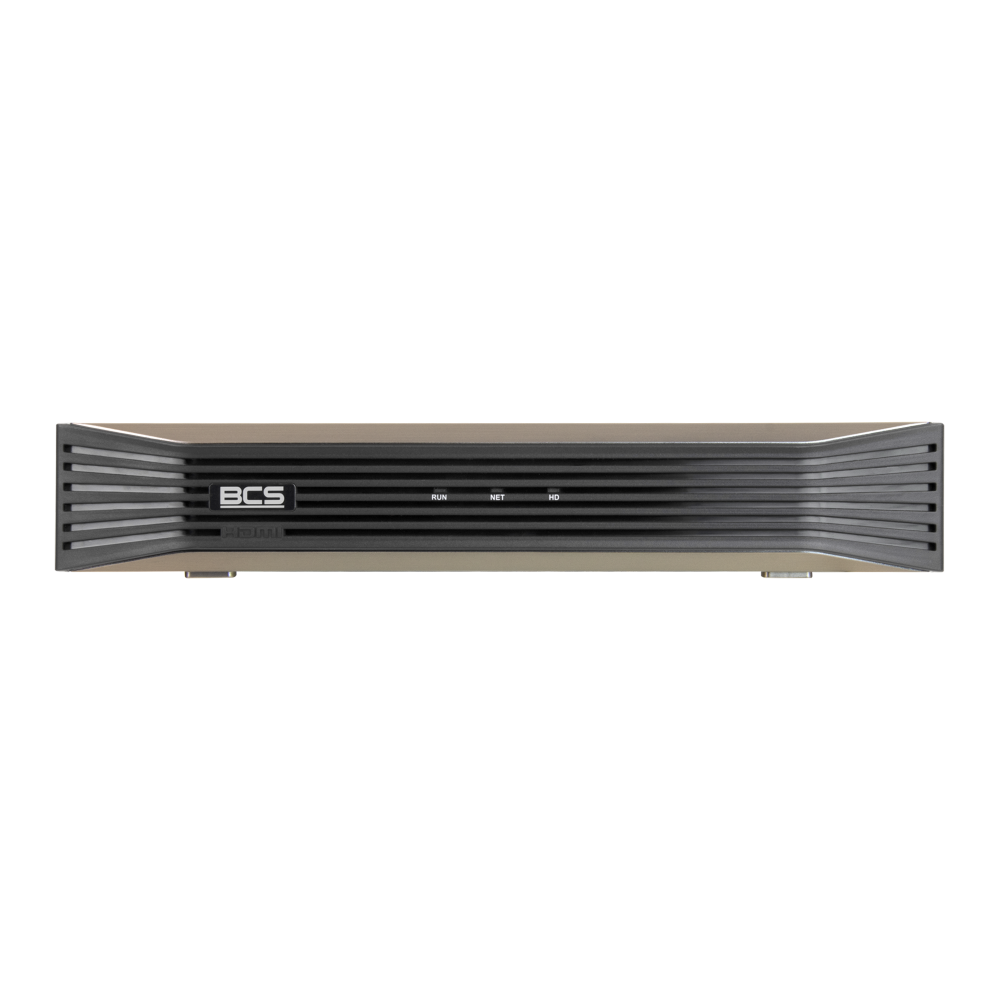 BCS Rejestrator IP 4 kanałowy marki BCS Point. Przystosowany do współpracy z kamerami o rozdzielczości maksymalnej do 4K.