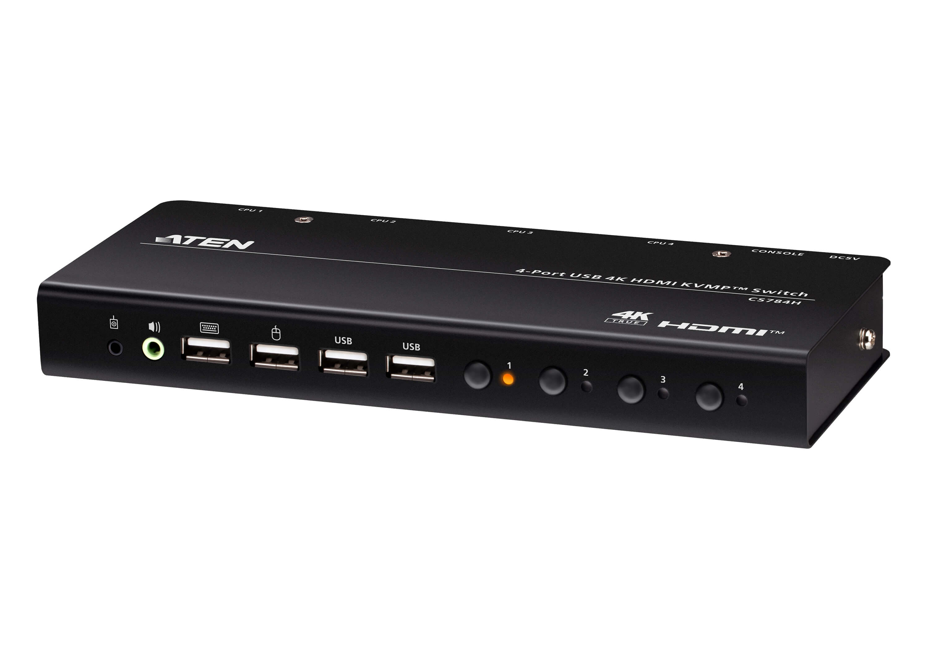 Aten Biurkowy przełącznik KVM USB 4K HDMI 4-portowy (kable w zestawie)