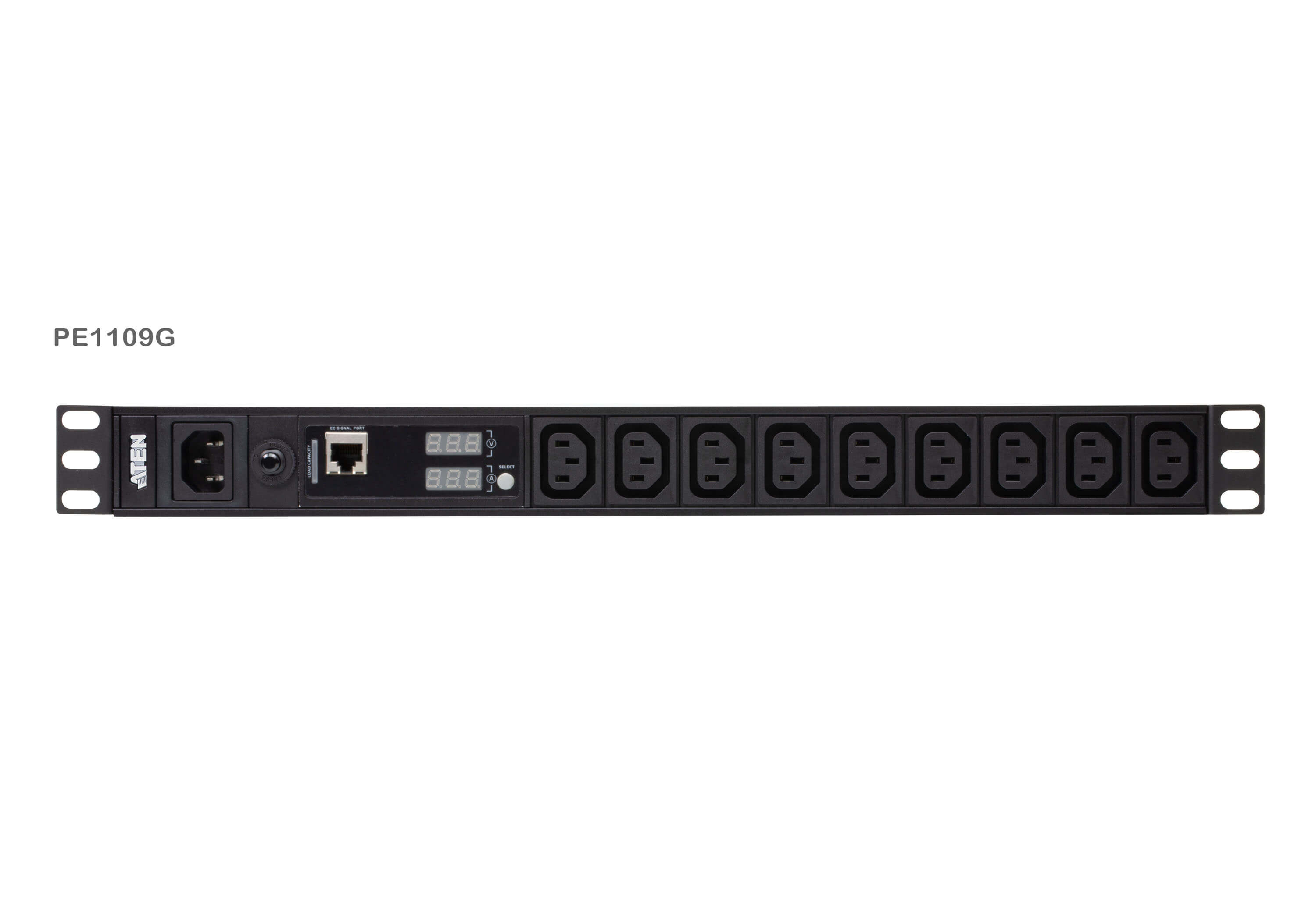 Aten Podstawowe PDU 1U z pomiarem 10A  9 gniazd IEC 320 C13