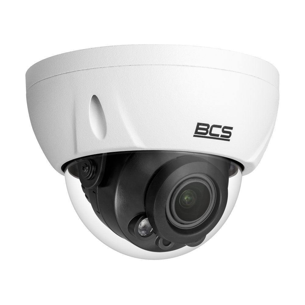 BCS Line kamera kopułkowa IP o rozdzielczości 5.0 Mpx motozoom, 2.7~13.5 mm, czułość: 0.005 lux / 0 lux @ F1.5 promiennik podczerwieni: do 40 m
