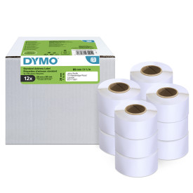 DYMO Standardowa etykieta adresowa - 89 x 28 mm, biała - VALUE PACK 12 szt.