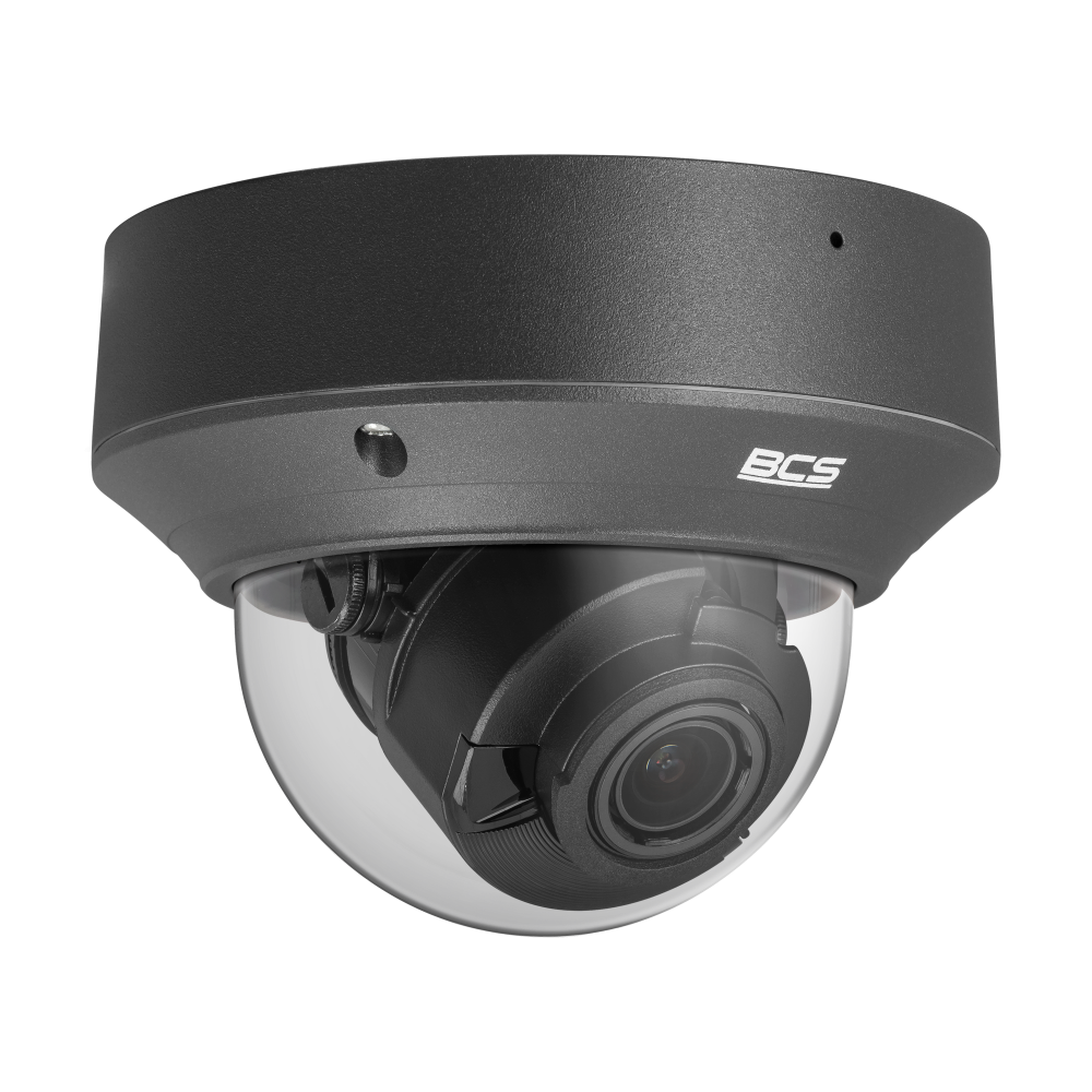 BCS Kamera IP kopułowa 2Mpx z obiektywem motozoom 2.7 ~ 13.5mm, przetwornik 1/2.7" PS CMOS.