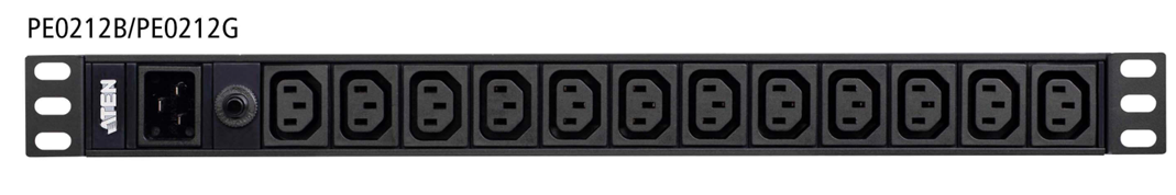 Aten listwa PDU 10A 19" 1U Baisic 12 x C13 z bezpiecznikiem