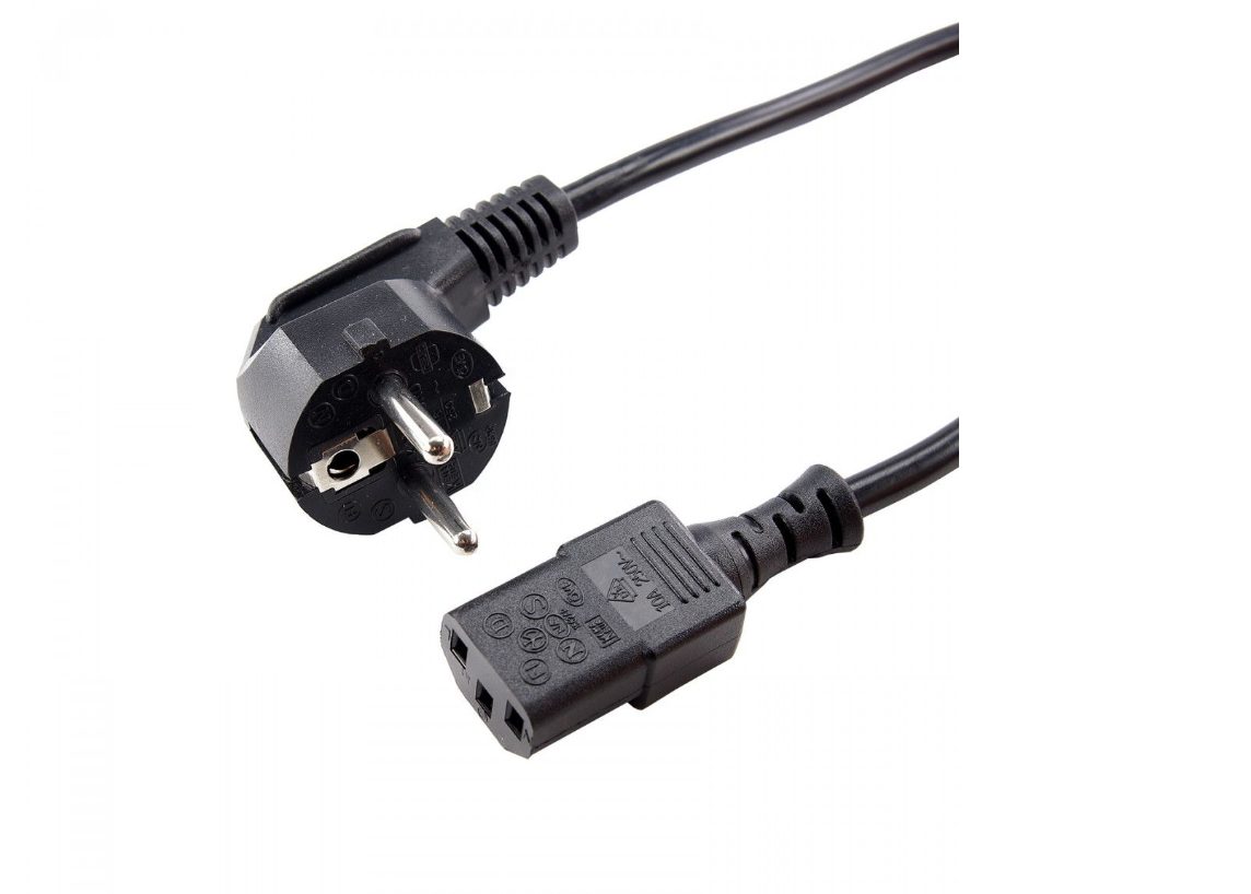 GT Networks kabel zasilający Schuko IEC320 C13 1.8m VDE