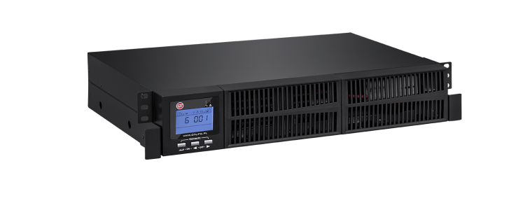 GT UPS POWER S Rack 19” 2U/Tower; 3kVA/2,7kW; On-Line; 8xIEC C13 + 1xIEC C19; 6x9Ah