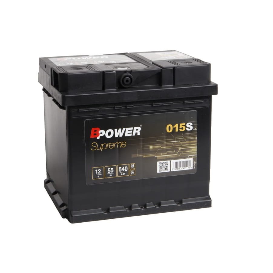 BPOWER SUPREME SMF 015S 12 V 55Ah 540A