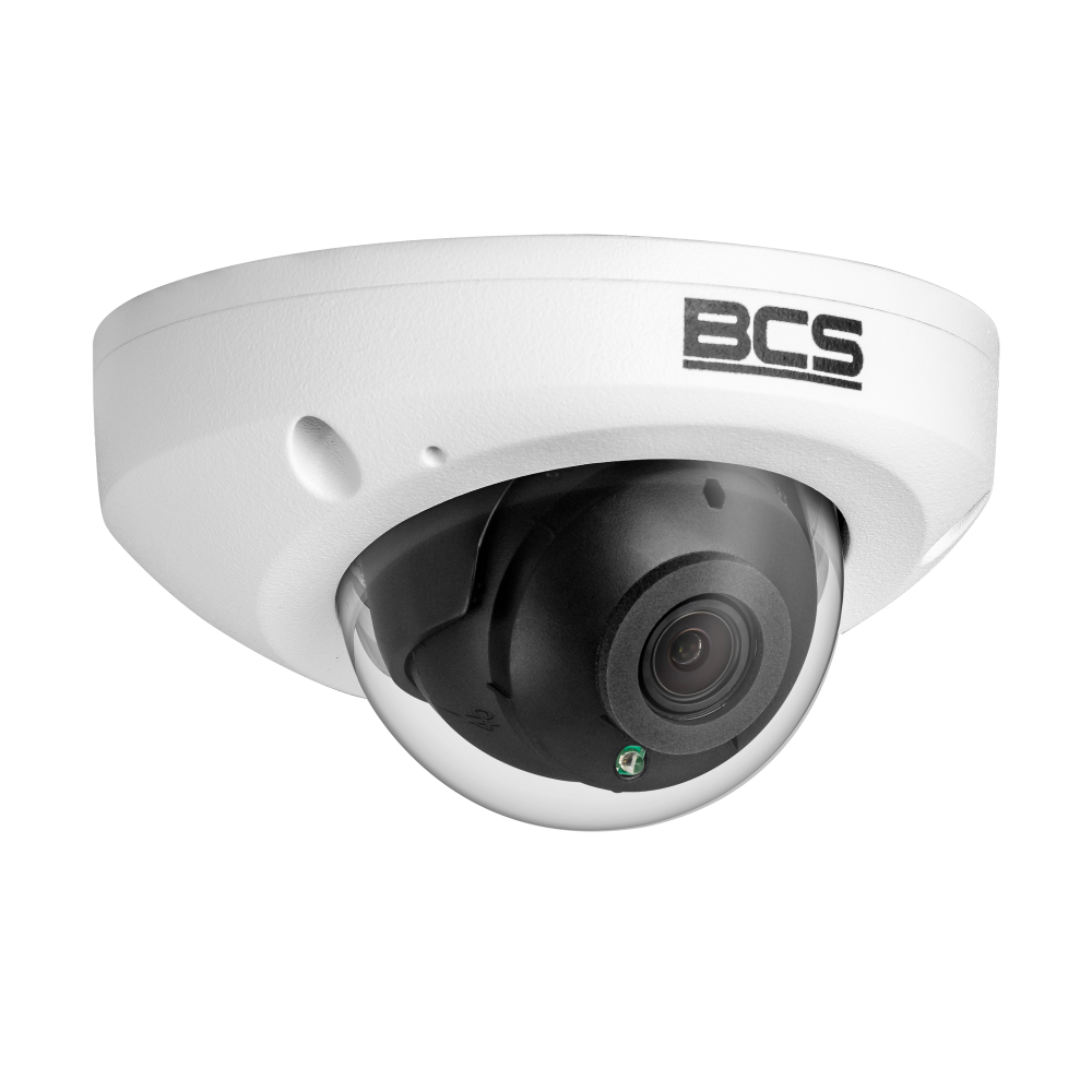 BCS Kamera kopułowa IP 2Mpx z obiektywem stałoogniskowym 2.8mm, przetwornik 1/2.9" CMOS