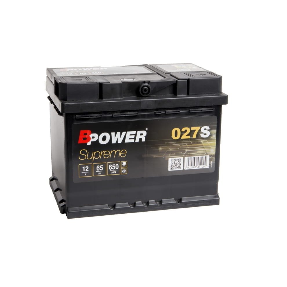 BPOWER SUPREME SMF 027S 12 V 65Ah 650A