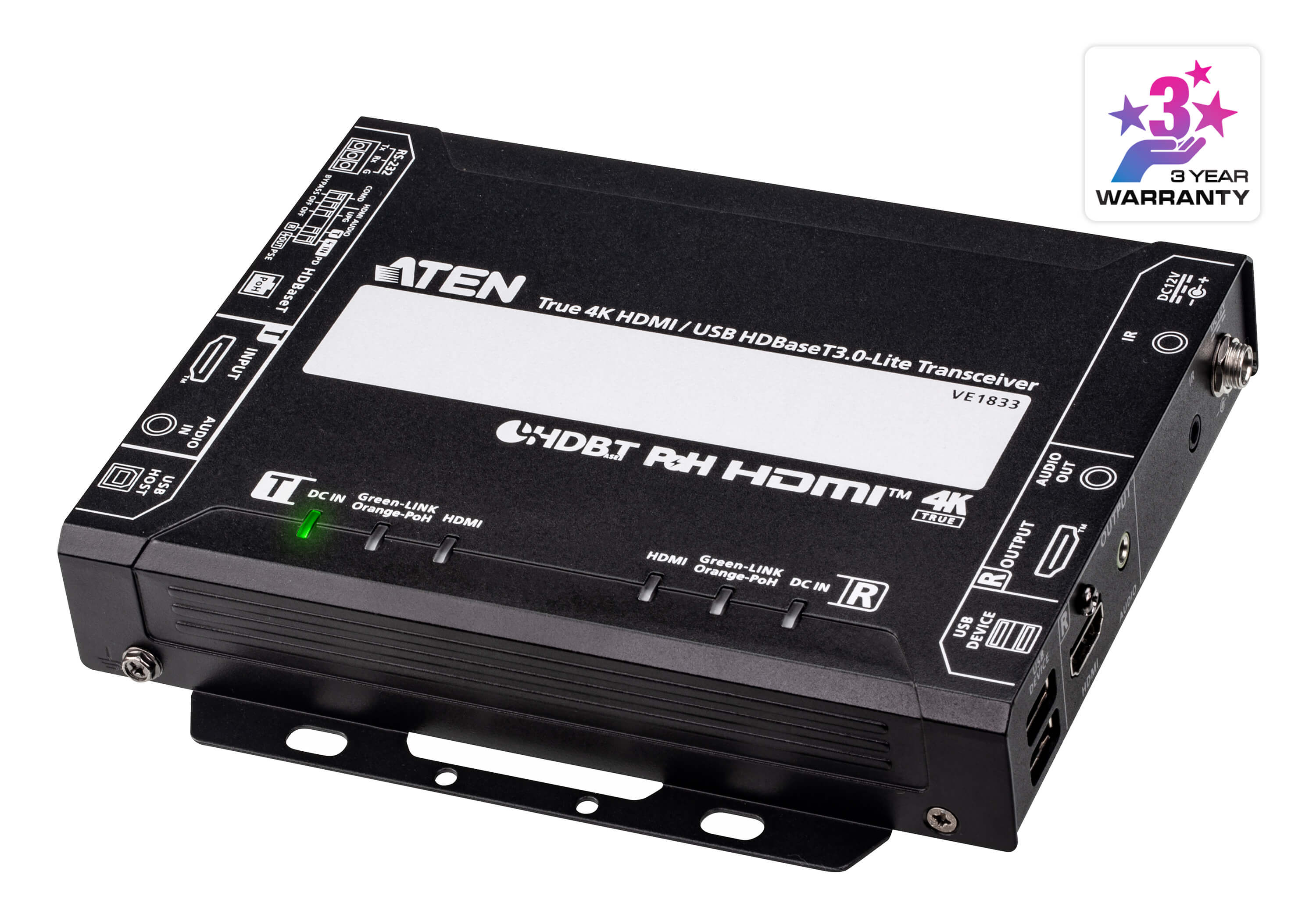 Aten Przedłużacz True HD HDMI HDBaseT-Lite (True 4K @ 40m) (HDBaseT 3.0)  z zasilaniem PoH