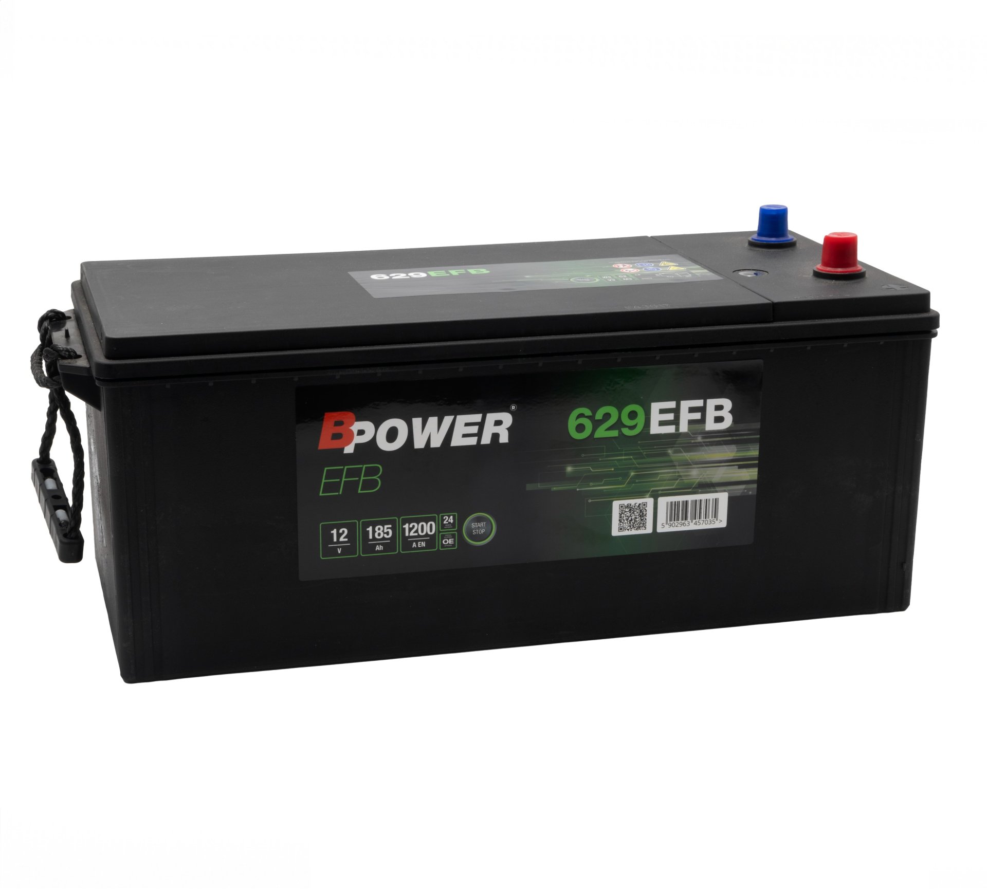 BPOWER Cargo EFB Start Stop 629EFB 12V 185Ah 1200A