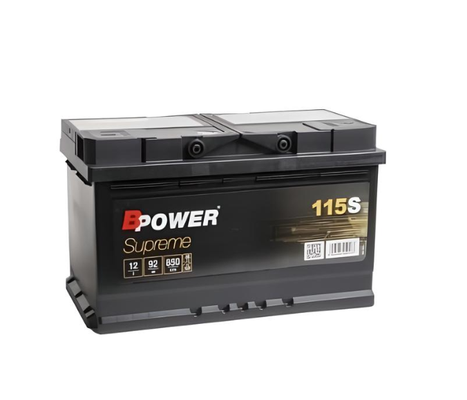 BPOWER SUPREME SMF 115S 12 V 92Ah 850A