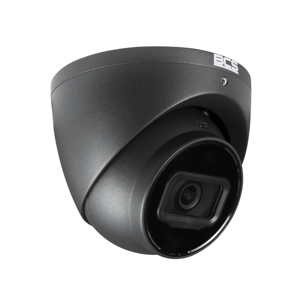 BCS Kamera IP kopułowa 5Mpx, przetwornik 1/2.7" z obiektywem 2.8mm, IP67, IR 50m, AI