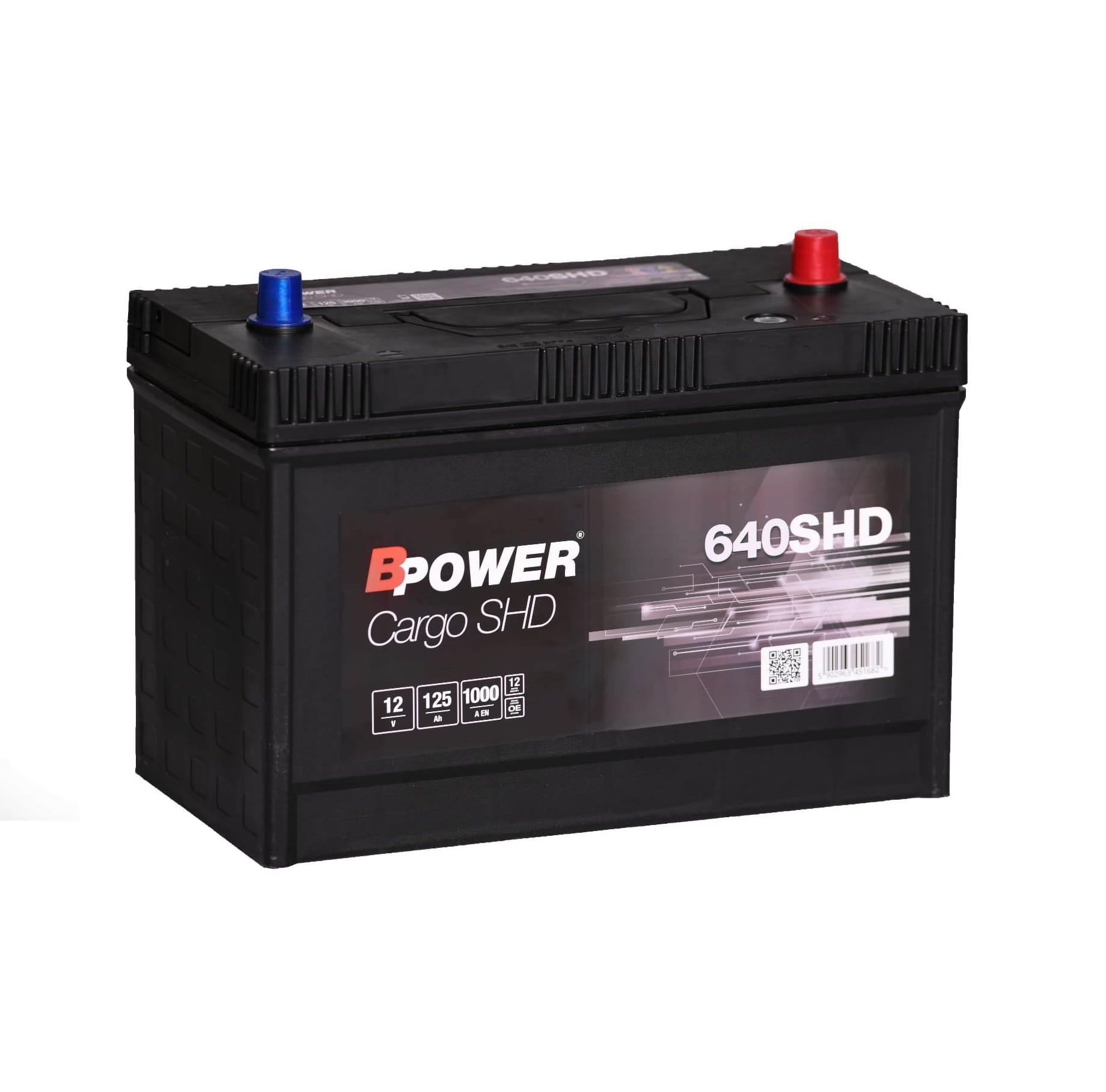 BPOWER CARGO SHD Super Heavy Duty 640SHD 12 V 125Ah 1000A