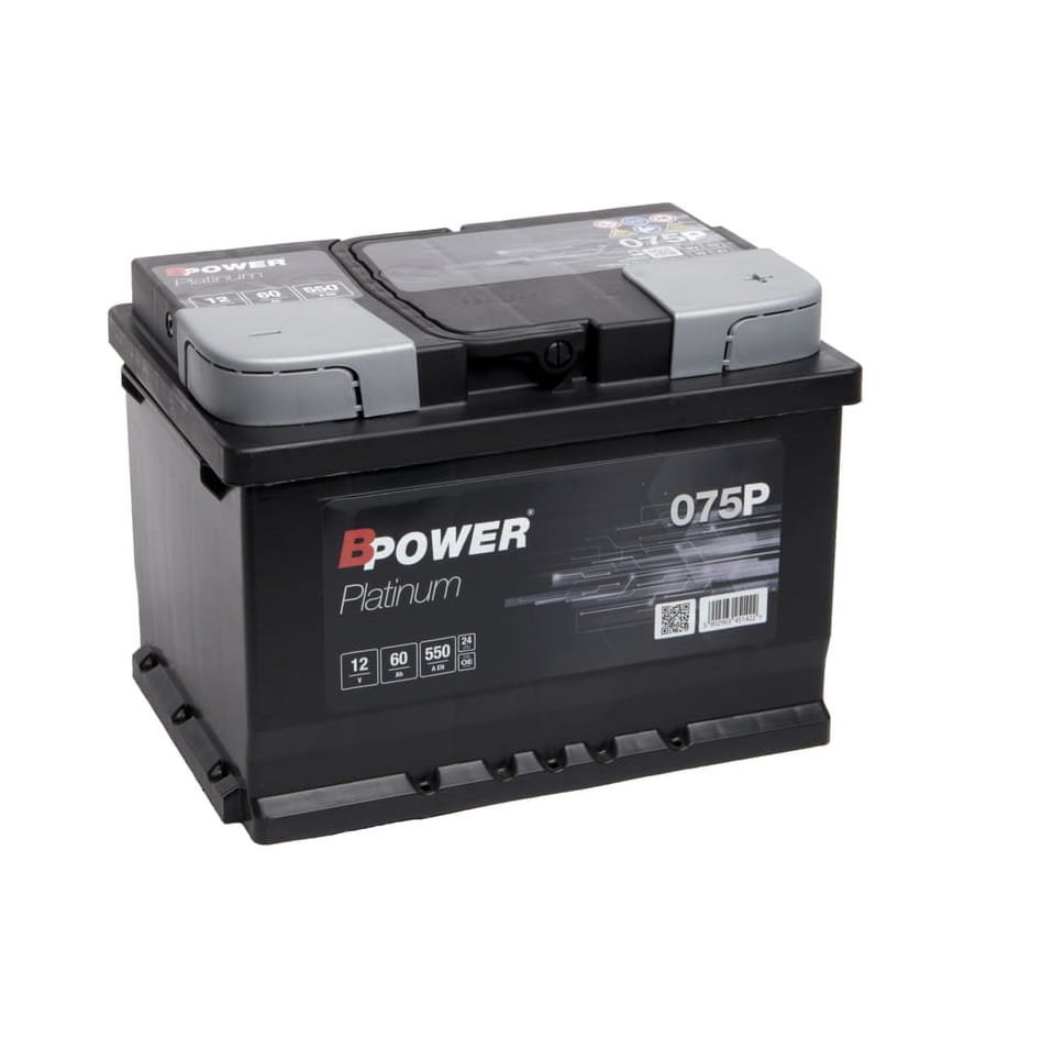 BPOWER PLATINUM 075P 12 V 60Ah 550A