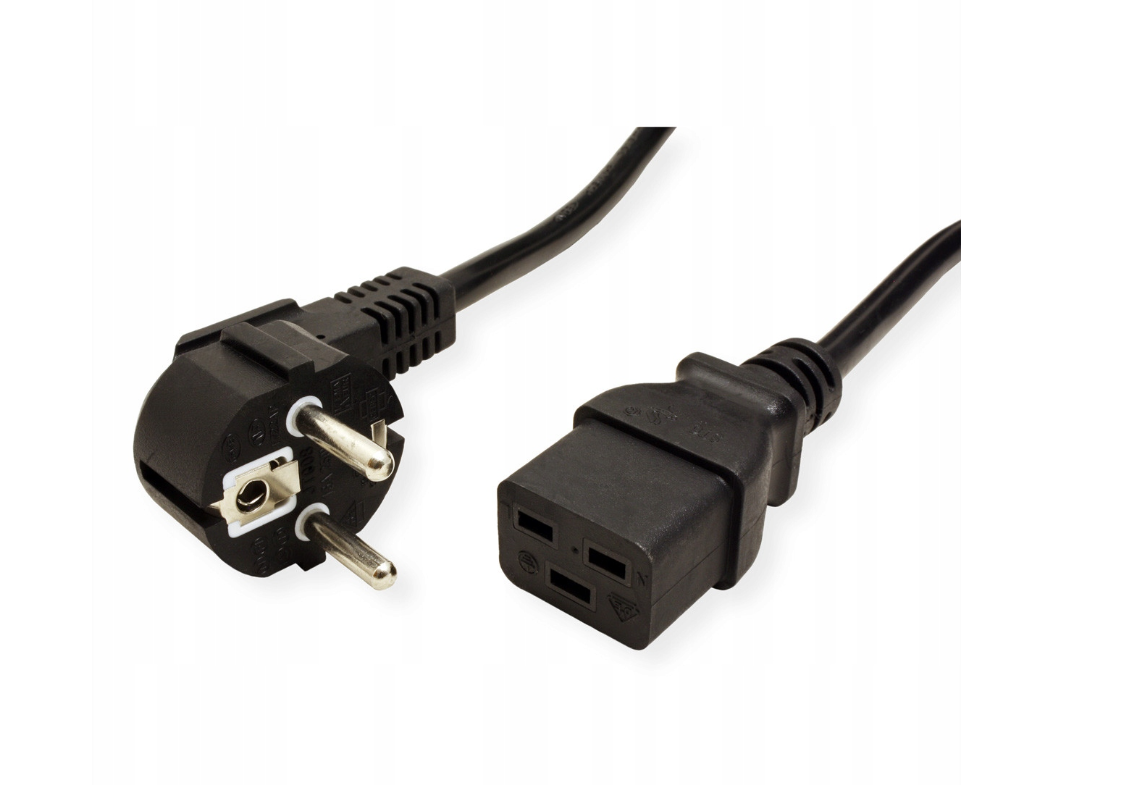 GT Networks kabel zasilający Schuko IEC320-C19 3m