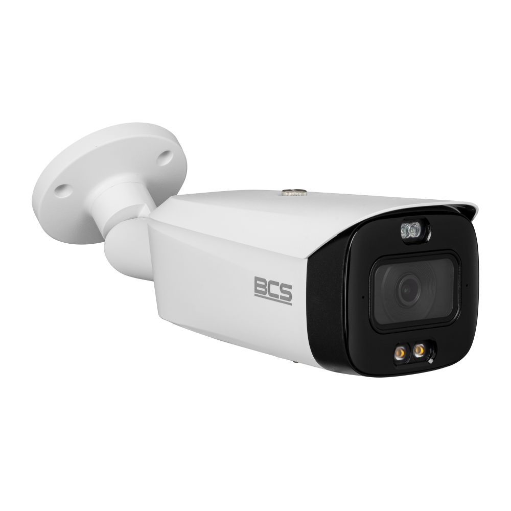 BCS Kamera IP tubowa 8 Mpx marki BCS Line, NightColor, przetwornik 1/2.8" z obiektywem 2.8 mm.
