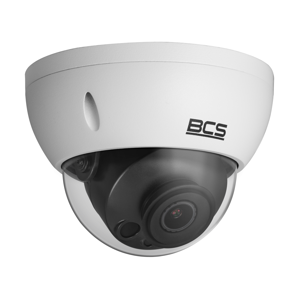 BCS Kamera IP kopułowa 2Mpx. Przetwornik 1/2.8" CMOS z obiektywem 3.6mm w technologii NightColor