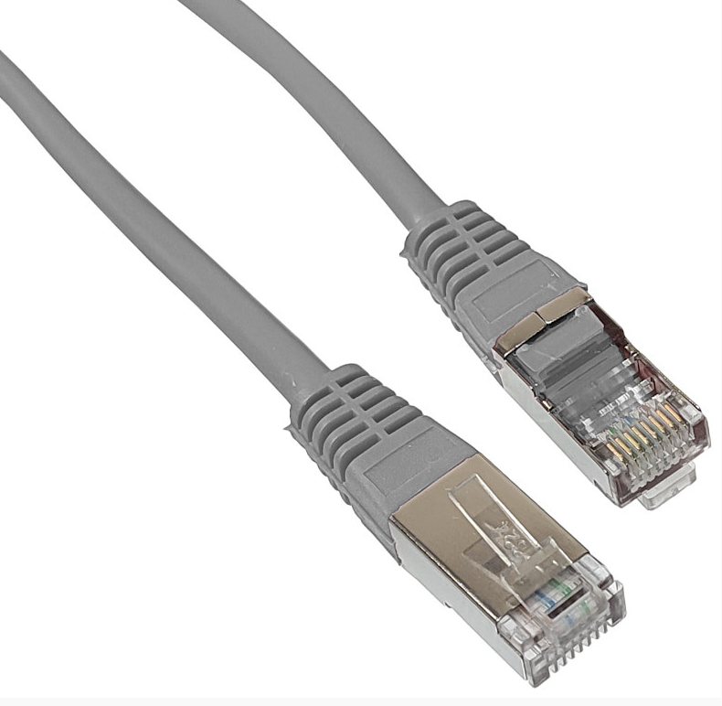 GT Networks Patchcord F/UTP kat.6. 0,5m szary