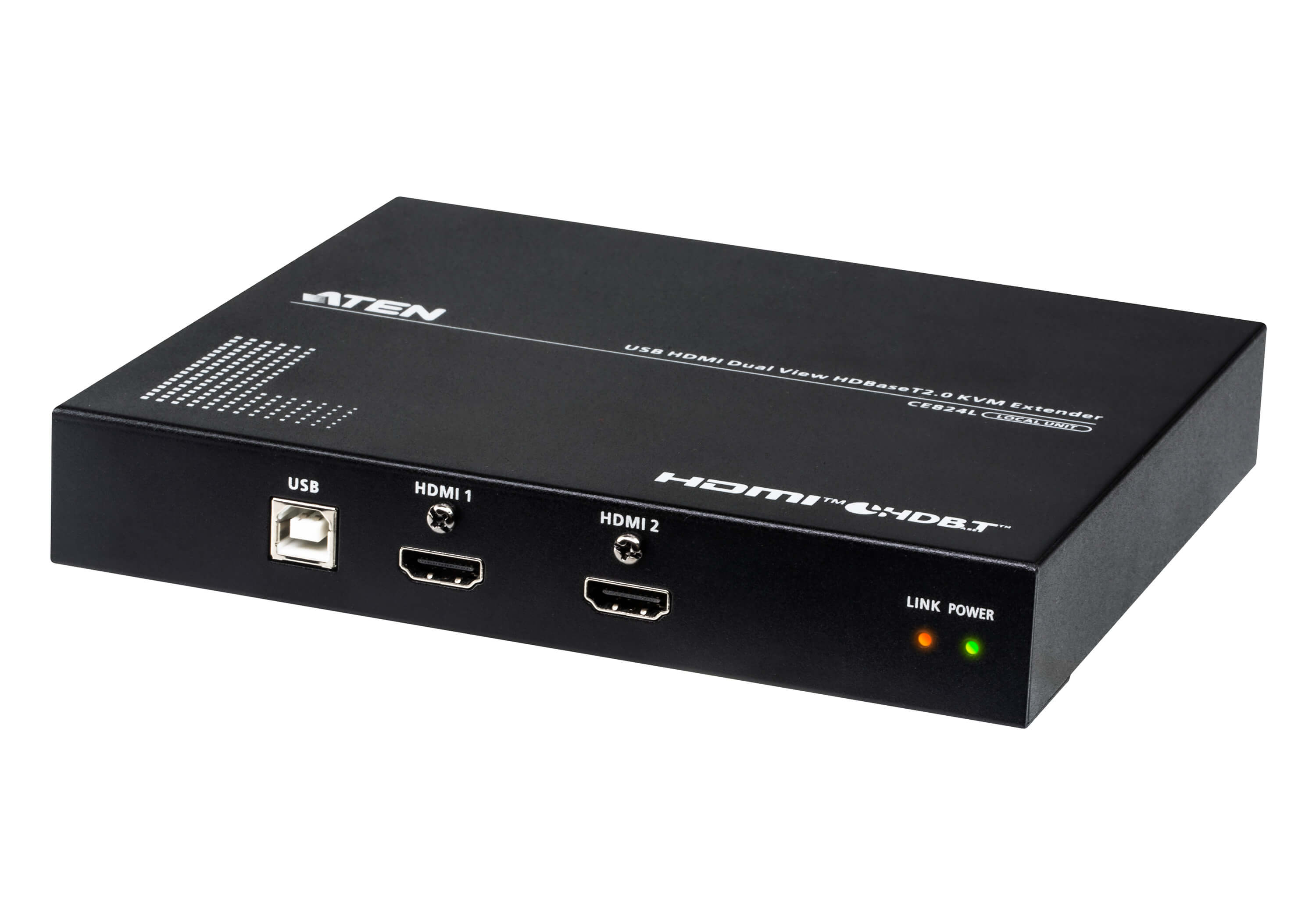 Aten Extender konsoli USB HDMI dwa monitory  HDBaseT 2.0 100m
