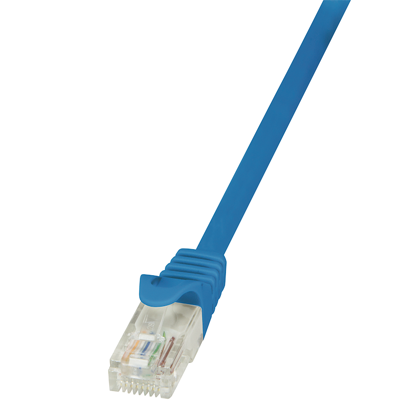 LogiLink Patchcord U/UTP niebieski kat.5e PVC  0,5m.