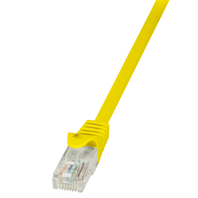 LogiLink Patchcord U/UTP żółty kat.5e PVC  2,0m.