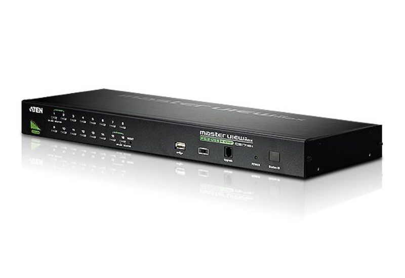 Aten Rackowy Przełącznik KVM 16 port PS/2 USB VGA stackowalny