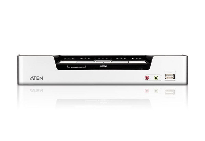 Aten Biurkowy przełącznik KVM 4 port USB HDMI Audio