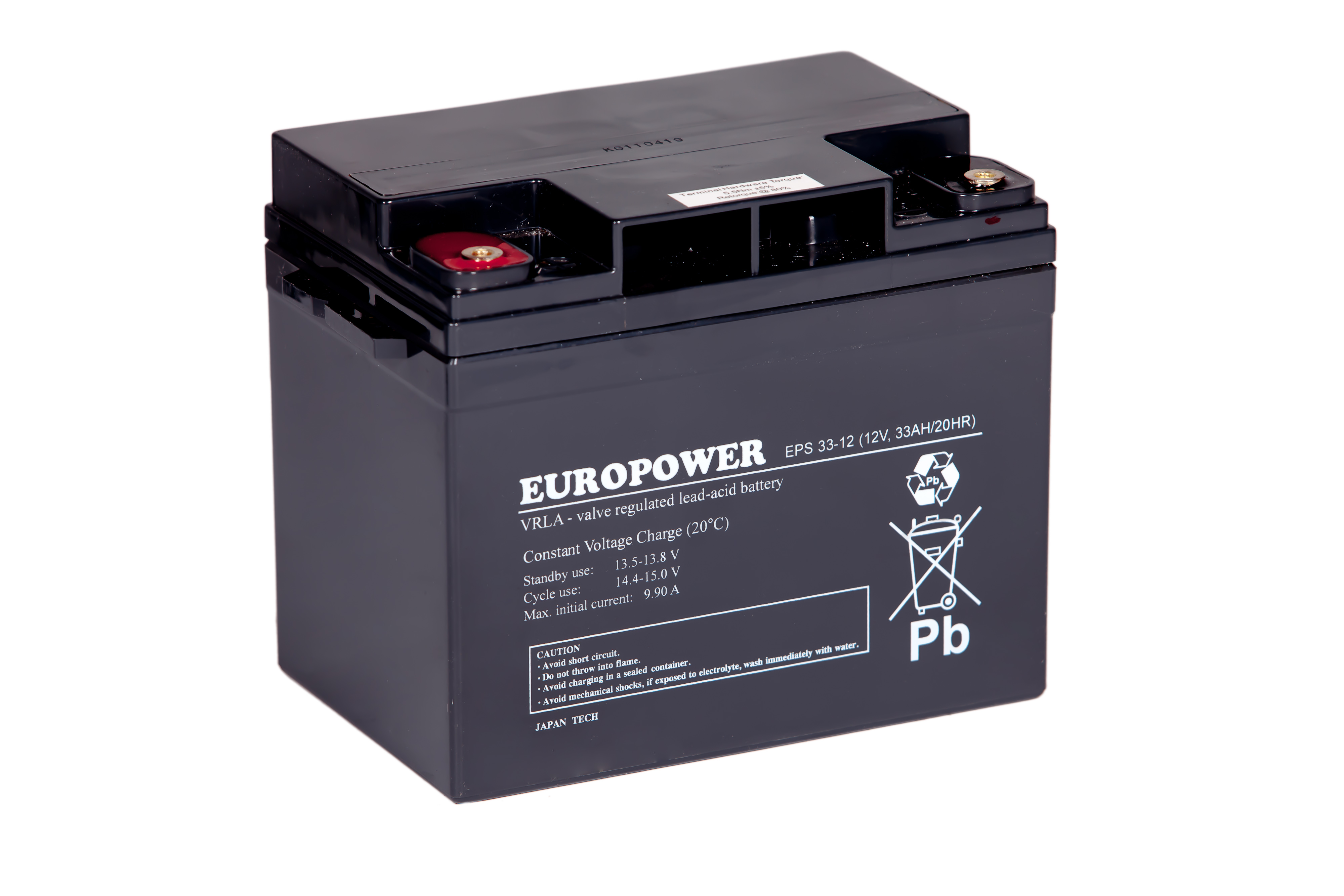 EUROPOWER Akumulator 12V EPS  33Ah żywotność: 10-12 lat