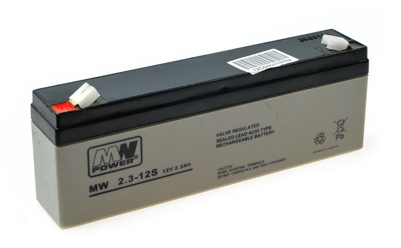 MW Power Akumulator 12V MW 2,3Ah żywotność: 6-9 lat terminal T1