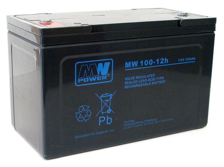 MW Power Akumulator 12V MW 100Ah żywotność: 10-12 lat