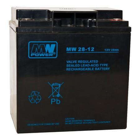MW Power Akumulator 12V MW 28Ah żywotność: 6-9 lat