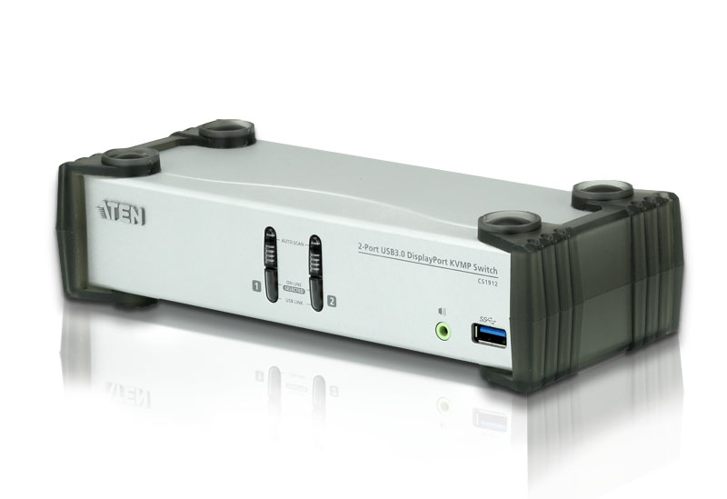 Aten Biurkowy przełącznik KVM 2 port USB 3.0 DisplayPort