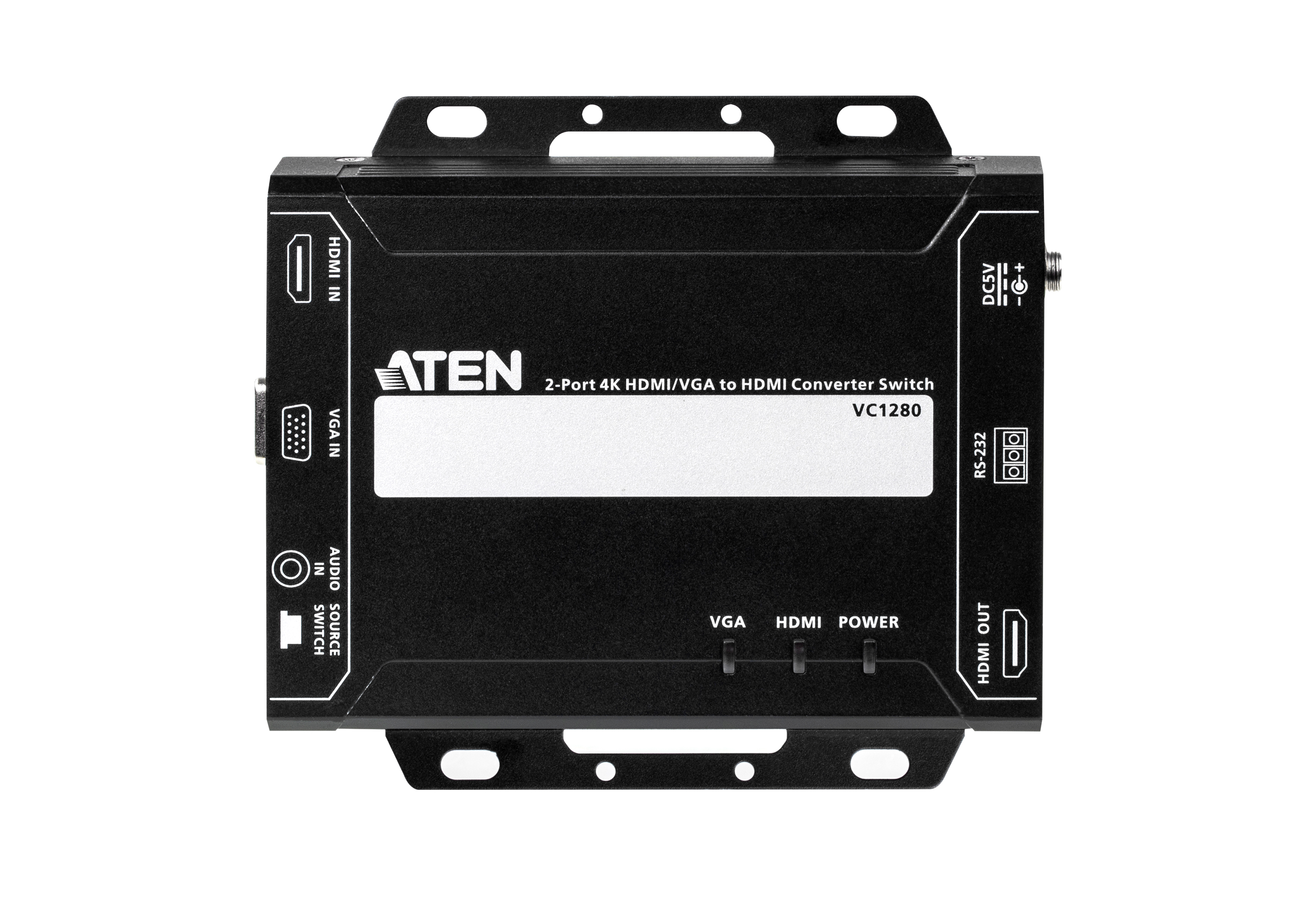 Aten konwerter z przełacznikiem 2-Port 4K HDMI/VGA to HDMI