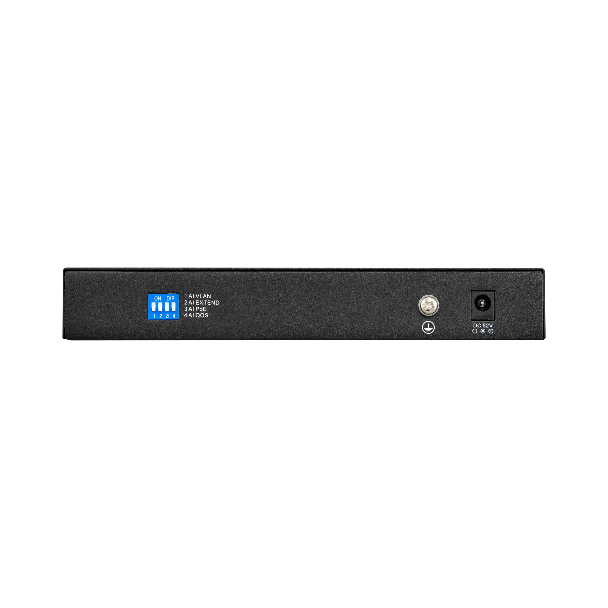 BCS Linia BCS BASIC, switch 8 portów PoE 100Mbps, 2 porty RJ45 uplink 100Mbps