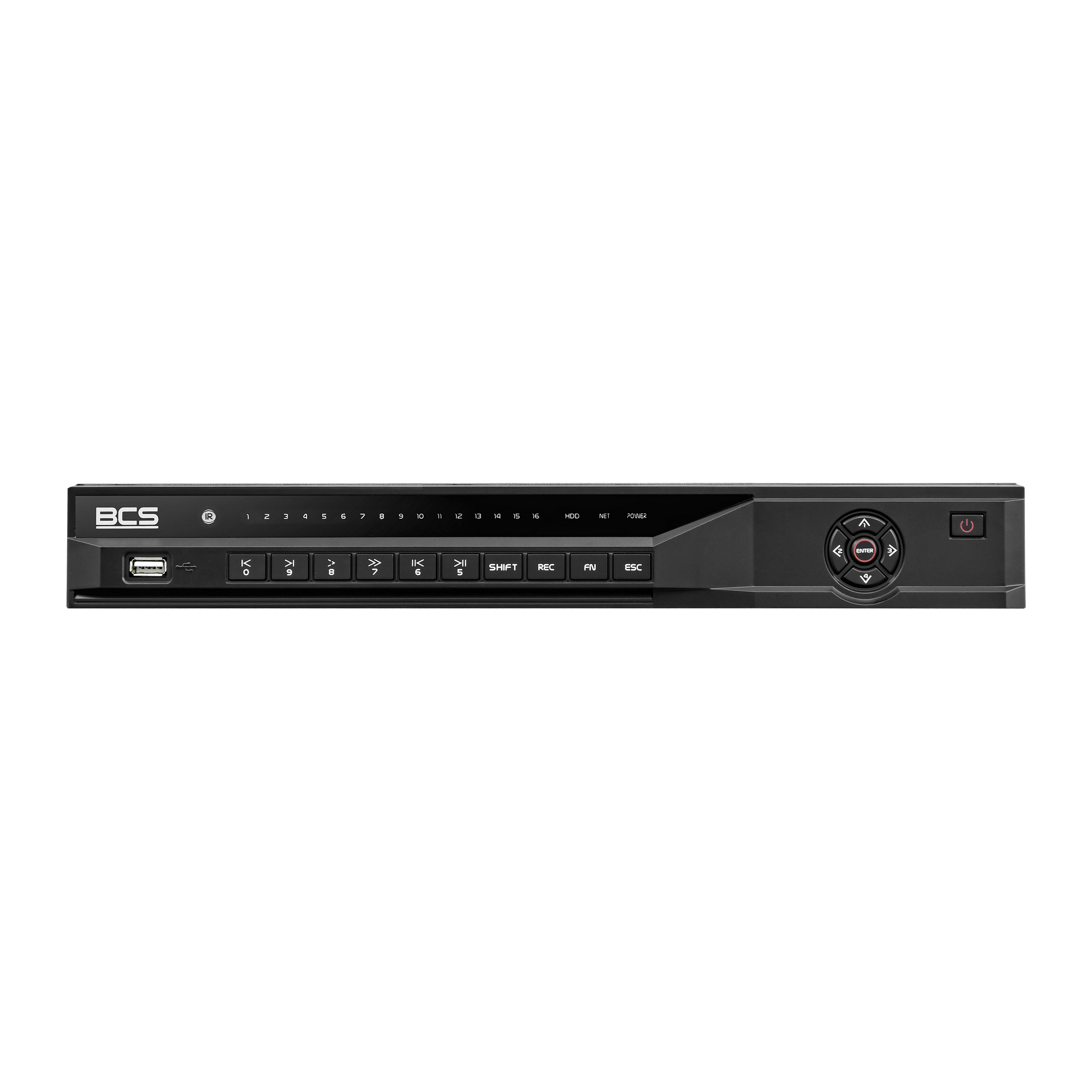 BCS LINE REJESTRATOR 16-KANAŁOWY IP 4K POE X16 zaawansowana obsługa funkcji