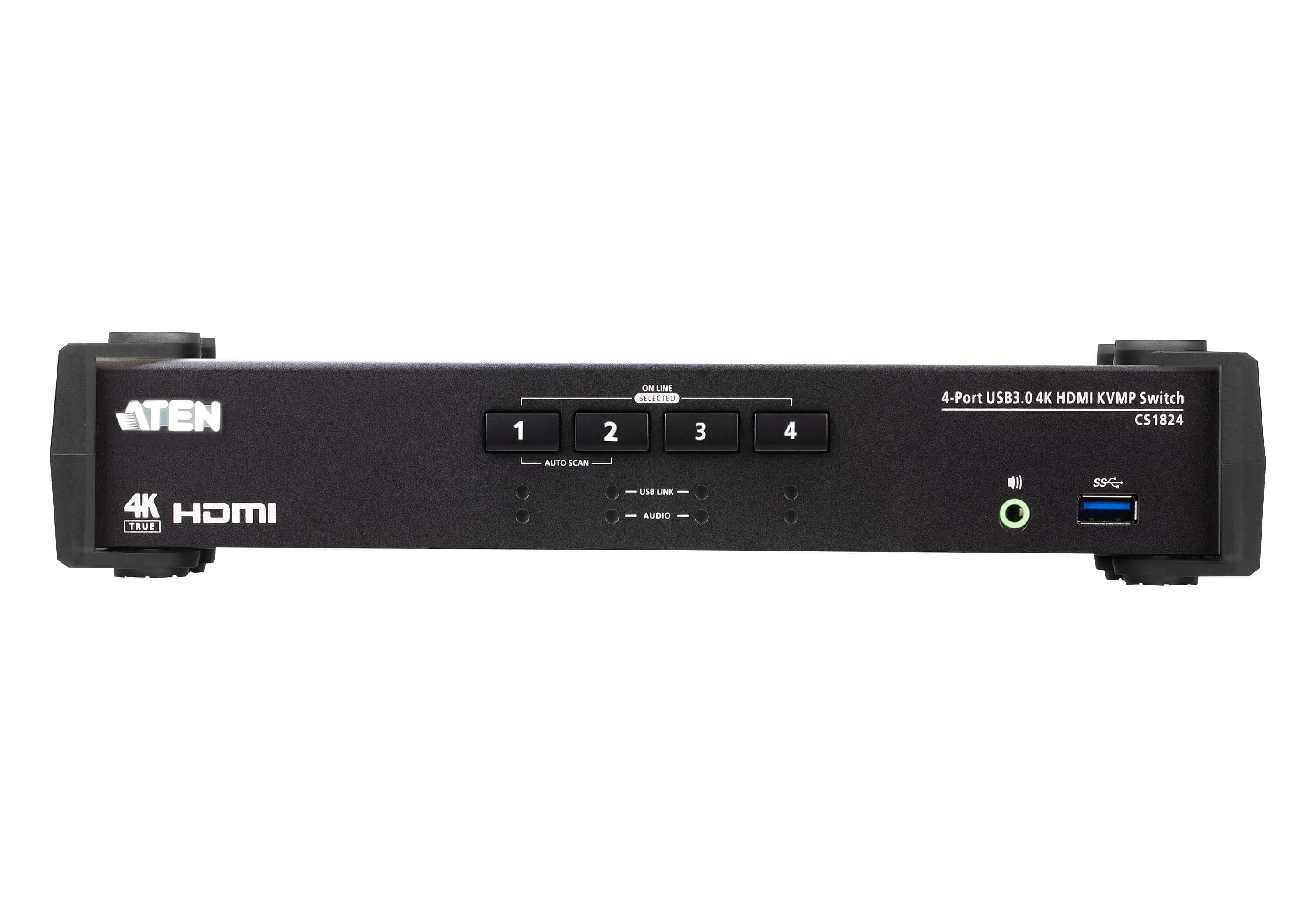 Aten 4-Port USB3.0 4K HDMI Dual Display KVMP Switch