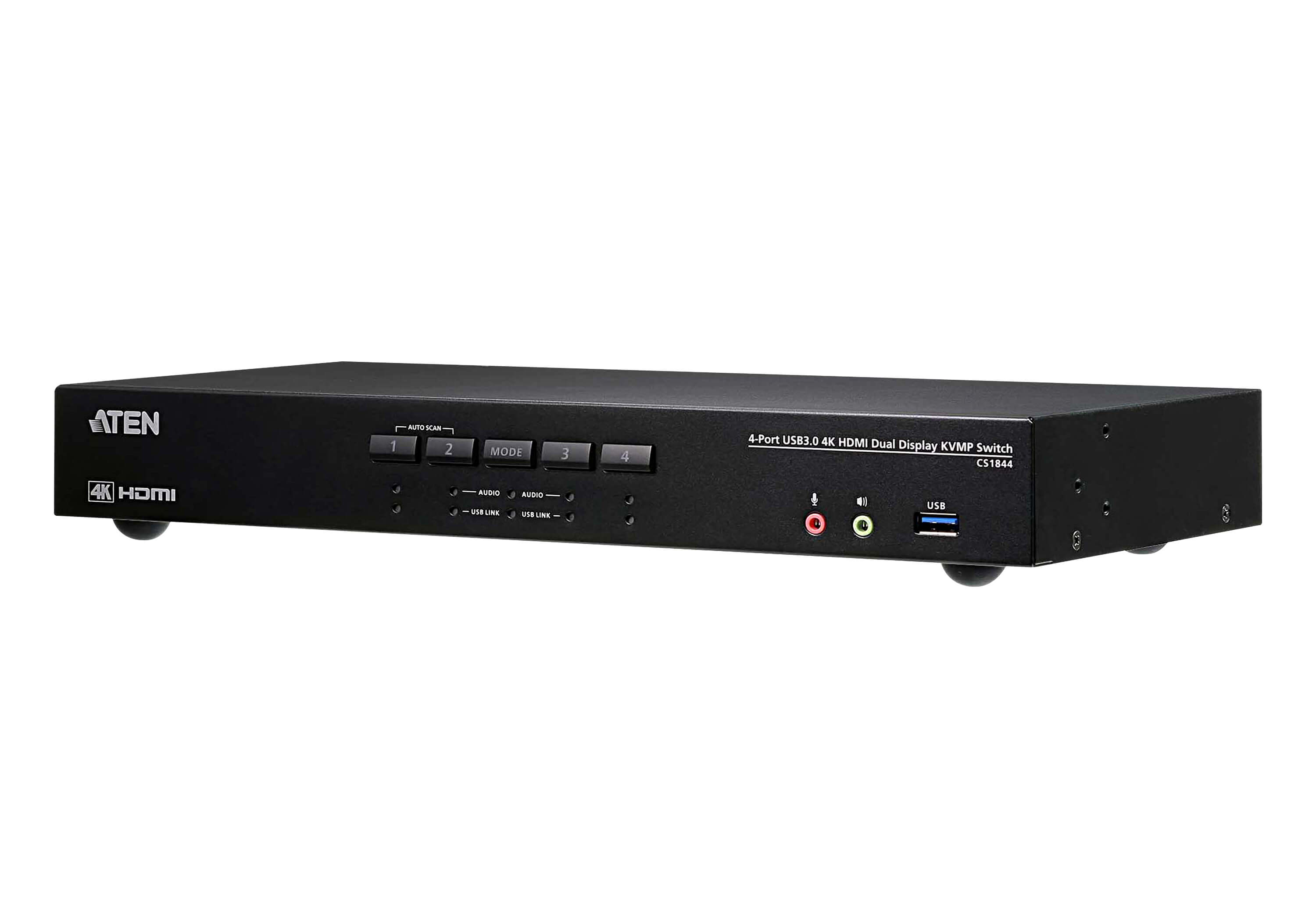 Aten 4-portowy przełącznik USB 3.0 4K HDMI Dual Display KVMP