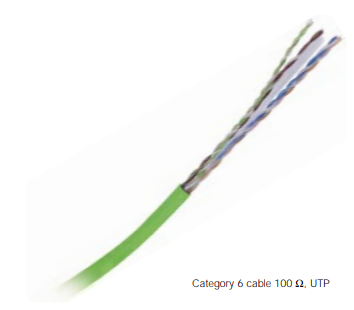 Corning (3M) Kabel U/UTP kat. 6, LS0H, CPR Dca, Zielony, bęben 1000m