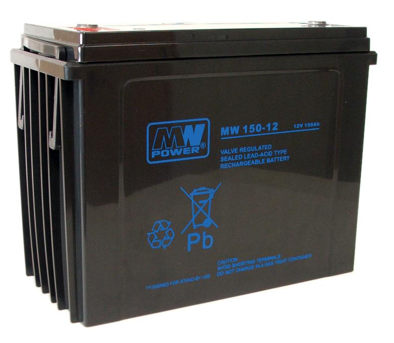 MW Power Akumulator 12V MW 150Ah żywotność: 10-12 lat
